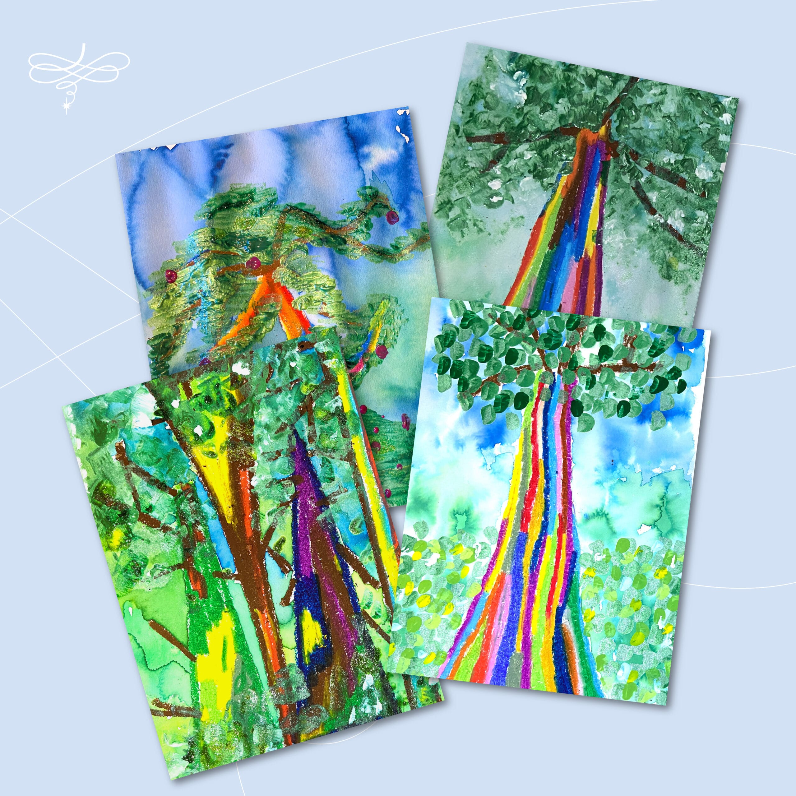 rainbow eucalyptus tree activity box