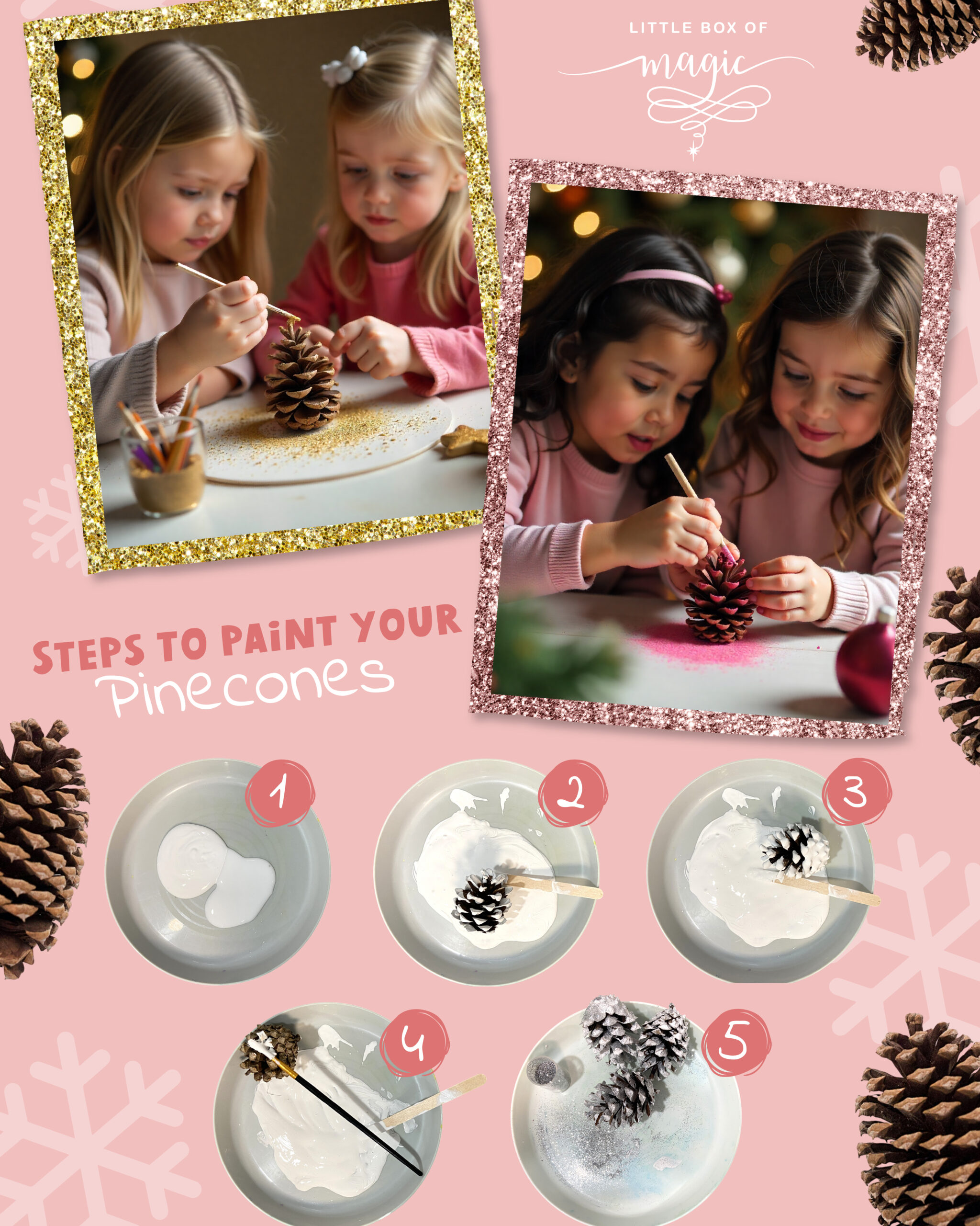 pinecone art kit