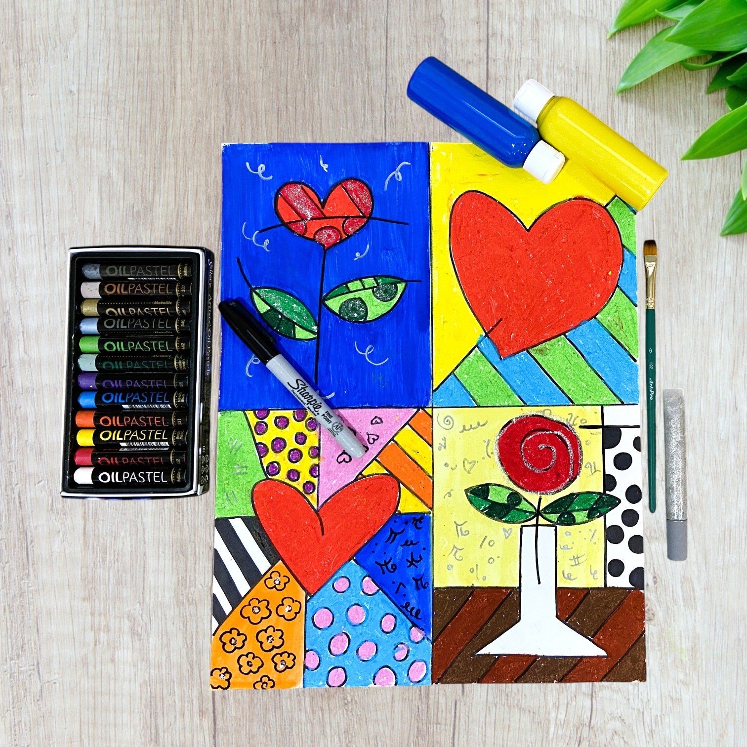magic of romero britto activity box