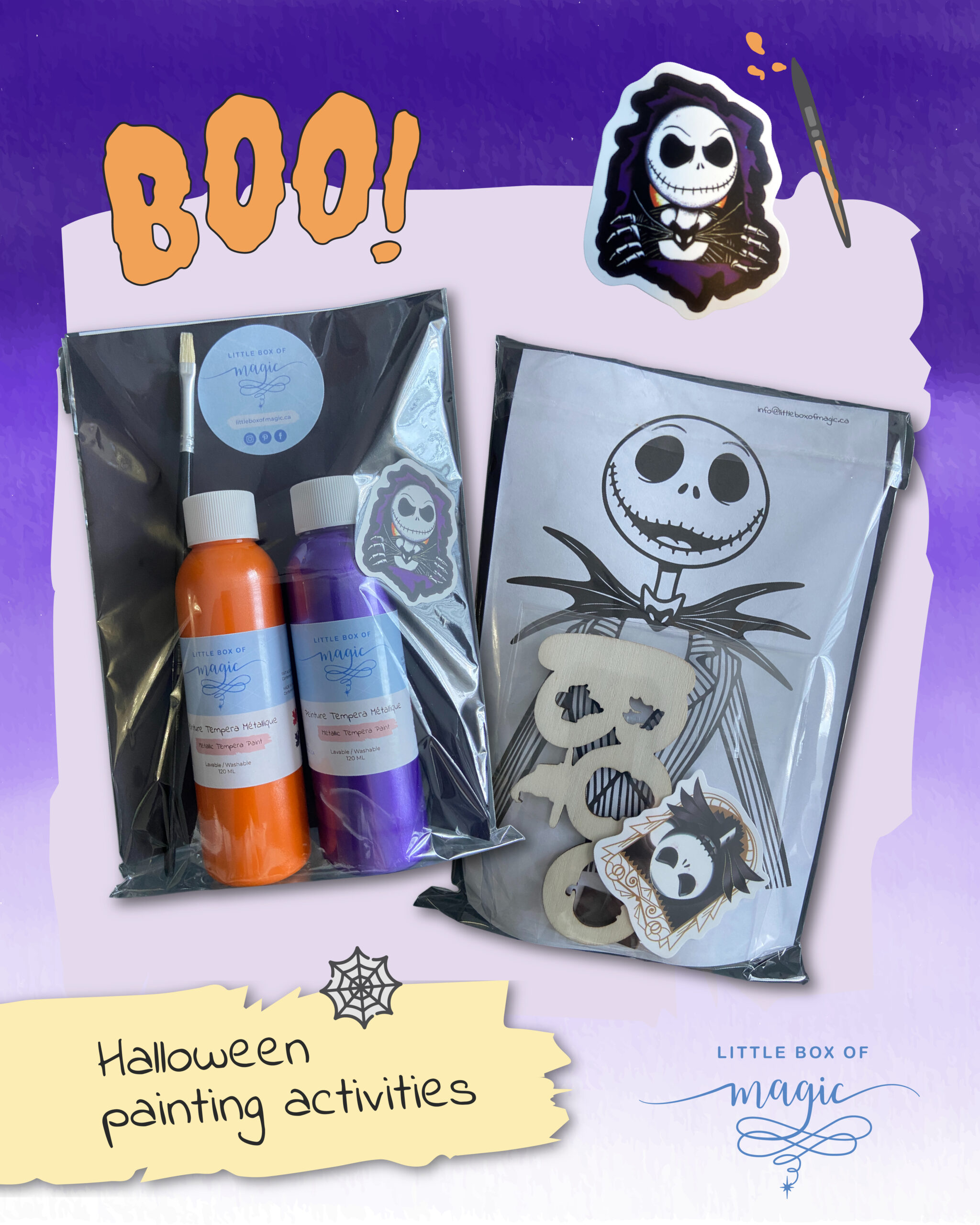 halloween painting kit: jack skellington